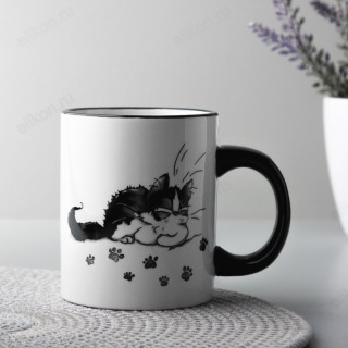 Кружка керамика MILLIMI Озорные коты 300 мл 824-500-4