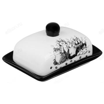 Масленка керамика MILLIMI Озорные коты 824-501