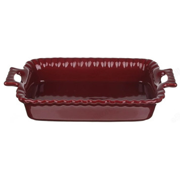 Форма для запекания керамика MILLIMI 826-318 28*16,5**5см прямоугольная с ручками-2