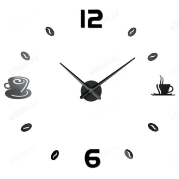 Часы настенные Mirron 3D-80 D267-3, пластик, золотистые