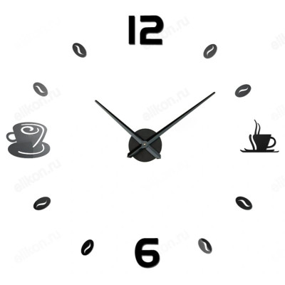 Часы настенные Mirron 3D-80 D267-3, пластик, золотистые