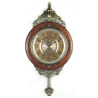 Часы настенные  Mirron P2574С ДКЗ, пластик,т коричневые