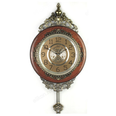 Часы настенные  Mirron P2574С ДКЗ, пластик,т коричневые