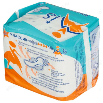 Прокладки гигиенические Mis классик софт 4капли 10шт 941-057-2