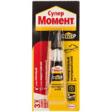 Клей "Момент" супер-клей, 3 гр. BL-12