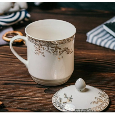 Кружка с крышкой MCC-005/033/051 330мЛ