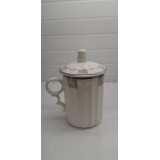 Кружка фарфор с крышкой МСС-005/034/014 340мл