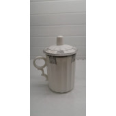 Кружка фарфор с крышкой МСС-005/034/014 340мл