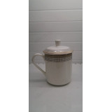 Кружка фарфор с крышкой МСС-005/049/023 490мл