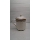 Кружка фарфор с крышкой МСС-005/049/023 490мл