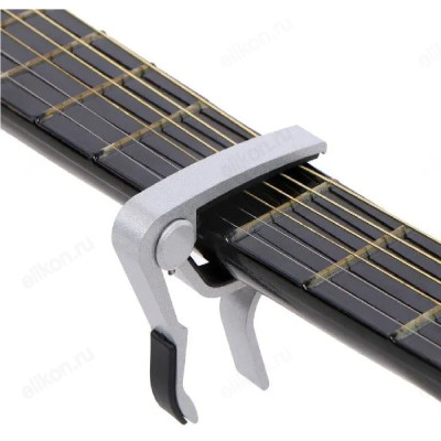 Каподастр для гитары MUSIC LIFE серебро 9313646