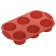 Форма для 6 круглых маффинов (30x18x4.3см, силиконовая) серия MILA NADOBA 762016