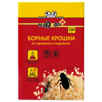 Борные крошки от тараканов и муравьев Nadzor BOR123