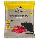 Брикет-тесто от крыс и мышей 200г NADZOR NASA202