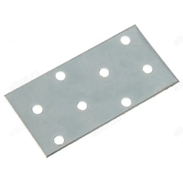 Пластина крепежная 80*40*1,5 мм оцинк 012001