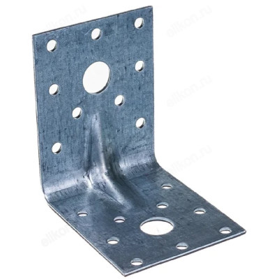 Уголок крепежный усиленный 70х70х55х2 мм 012203