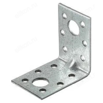 Уголок крепежный усиленный 50х50х35х2 мм 012309