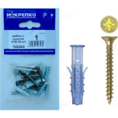 Дюбель с шурупом 6*25 " НАКРЕПКО" (15 шт) 102303
