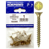 Шуруп универсальный желтый 3*30 " НАКРЕПКО" 103305