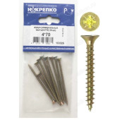 Шуруп универсальный желтый 4*70 " НАКРЕПКО" 103326