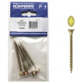 Шуруп универсальный желтый 6*70 " НАКРЕПКО" 103354