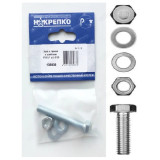 Болт с гайкой и шайбами 8*50 " НАКРЕПКО" (1 шт) 108909