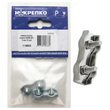 Зажим троса оцинк DUBLEX 3 мм " НАКРЕПКО" (2 шт) 119802