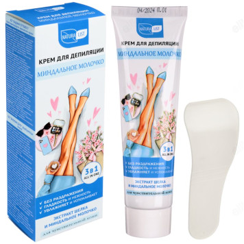 Крем для депиляции Naturalist Ванильный  йогурт/Миндальноем молочко, 100 мл-1