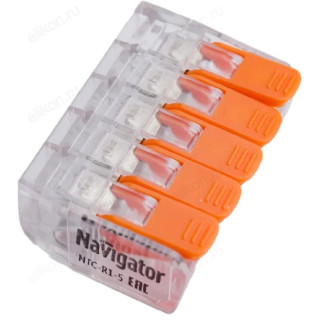 Клемма монтажная (5шт/упак) Navigator 61687 NTC-R1-5-B5