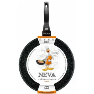 Сковорода ПОСУДА NG 028 28см 'Neva Granite' (съемная ручка) НЕВА МЕТАЛЛ 028 NG