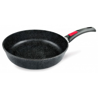 Сковорода литая НЕВА МЕТАЛЛ N18026 Каменная съемная ручка-1