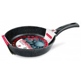 Сковорода ПОСУДА 22см 'Каменная' Черный гранит НЕВА МЕТАЛЛ 18122