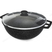 Казан НЕВА МЕТАЛЛ Каменная 186845сф 4.5л черный гранит Казан НЕВА МЕТАЛЛ Каменная 186845сф 4.5л черный гранит