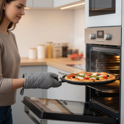 Сковорода для пиццы НЕВА МЕТАЛЛ Granite 6432 ПР 32см-5