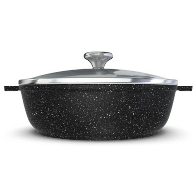 Сковорода-жаровня НЕВА МЕТАЛЛ NG6525 2,5л с крышкой-2