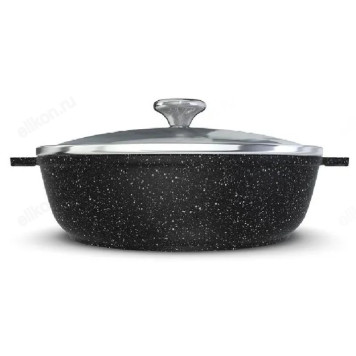 Сковорода-жаровня НЕВА МЕТАЛЛ NG6540 4л с крышкой