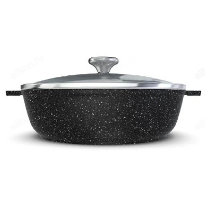 Сковорода-жаровня НЕВА МЕТАЛЛ NG6550 5л с крышкой