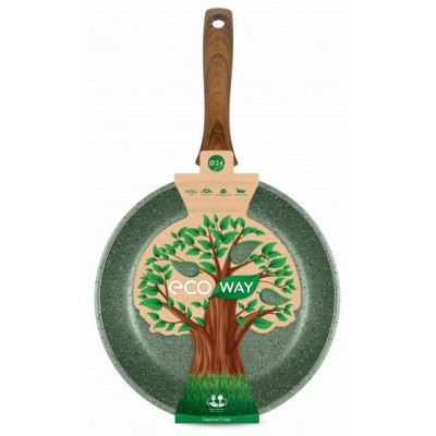 Сковорода НЕВА МЕТАЛЛ EW124 24см-2