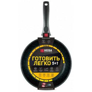 Сковорода ПОСУДА 22см 'Готовить легко' stone НЕВА МЕТАЛЛ GL2122-2