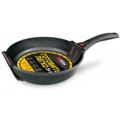 Сковорода ПОСУДА 24см 'Готовить легко' stone НЕВА МЕТАЛЛ GL2124