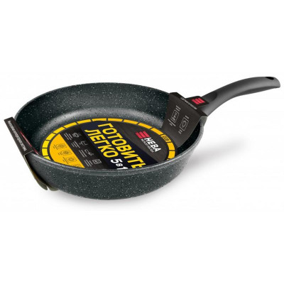 Сковорода ПОСУДА 28см 'Готовить легко' stone НЕВА МЕТАЛЛ GL2128