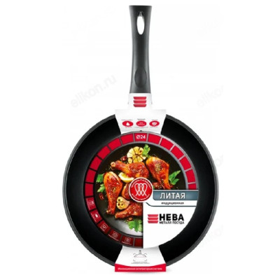 Сковорода НЕВА МЕТАЛЛ L08124i 24см индукция