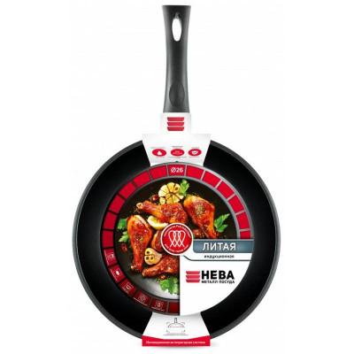 Сковорода НЕВА МЕТАЛЛ L08126i 26см индукция-2