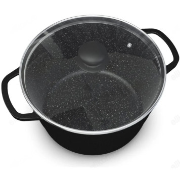 Кастрюля НЕВА МЕТАЛЛ Гранит L186650i 5л индукция-1