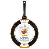 Сковорода ПОСУДА 24см 'Neva Granite Brown' НЕВА МЕТАЛЛ NGB 124