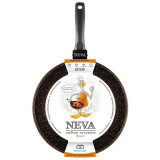 Сковорода ПОСУДА 28см 'Neva Granite Brown' НЕВА МЕТАЛЛ NGB 128