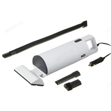 Пылесос NG автомобильный, 150Вт, 2 насадки, сухая и влажная уборка, провод 3м, 12В