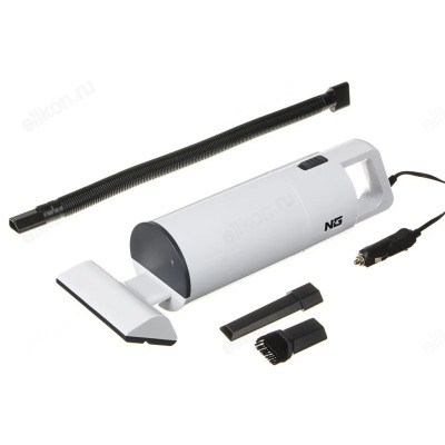 Пылесос NG автомобильный, 150Вт, 2 насадки, сухая и влажная уборка, провод 3м, 12В