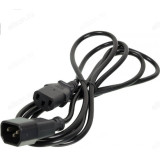 Кабель-удлинитель Ningbo AN23-1008 IEC C13 IEC C14 1.8м черный