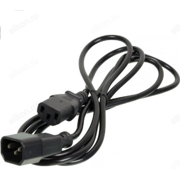 Кабель-удлинитель Ningbo AN23-1008 IEC C13 IEC C14 1.8м черный